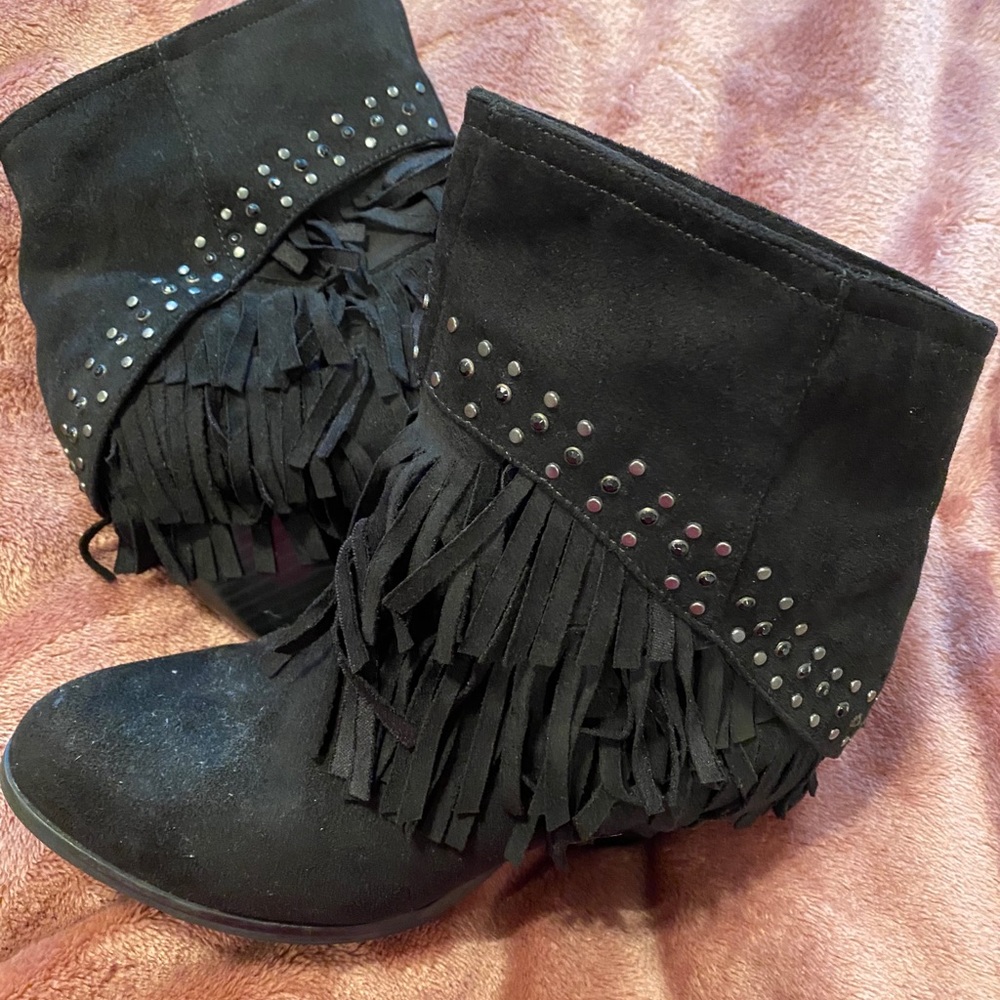 Fringe Booties